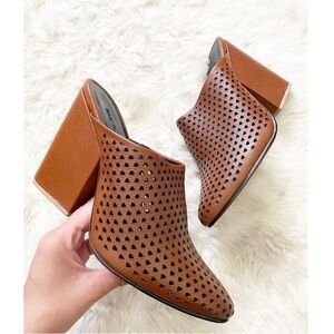 Rachel Comey Blithe Clog Heel in Cognac